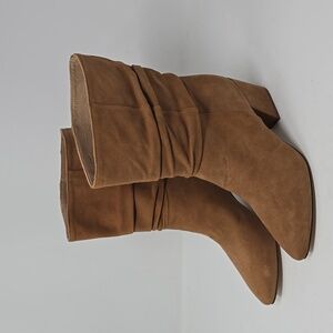 Botkier Skylar Slouchy Suede Leather Camel Color Women's Boots Size 6.5